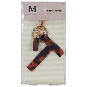 NWT Modern Expression Monogram Keychain T